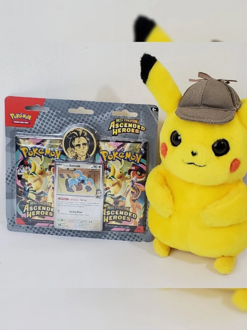 POKEMON TCG MEGA EVOLUTION ASCENDED HEROES KIT PROMO LARRY KOMALA